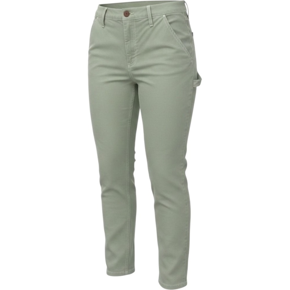 Just Black Denim Women‎ Sage Green Utility Carpenter Pants Hammer Loop Size 27